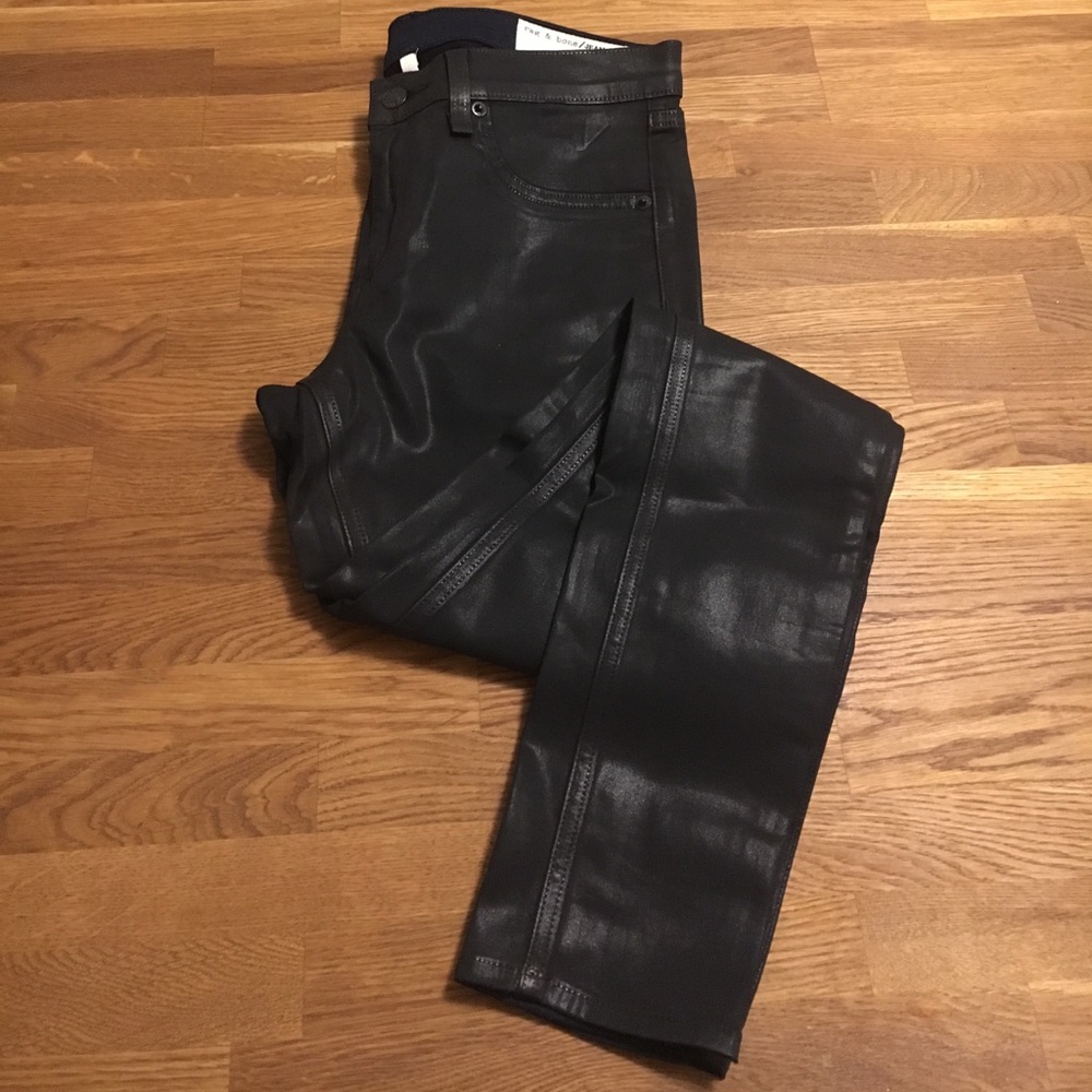 Rag and Bone Coated Jeans